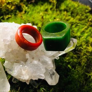 1940s Vintage Bakelite rings